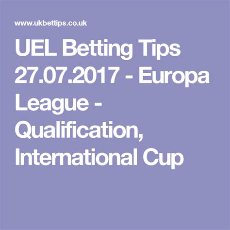 uel betting